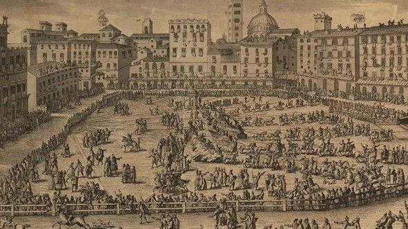 Onda e Lupa, il precedente del 1703. Pelliccino e Stregone vinsero i Palii