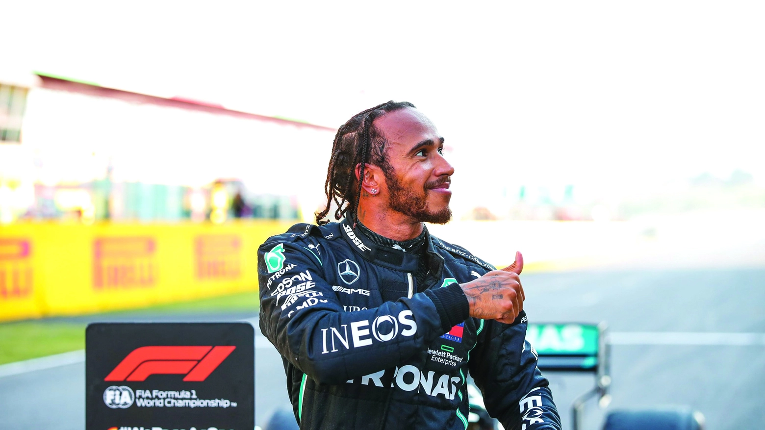 Lewis Hamilton (Mercedes-AMG) vinse il GP di Toscana del 13 settembre 2020