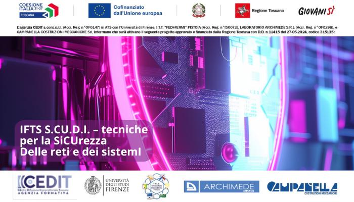 Nasce a Pistoia il corso IFTS "S.CU.D.I." per formare specialisti nella sicurezza informatica