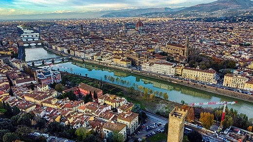 Il fiume Arno 