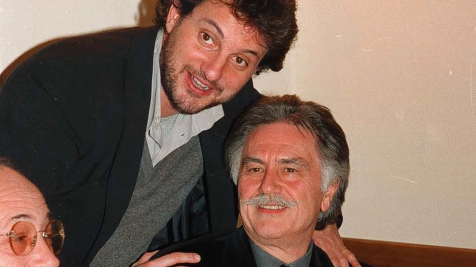 Capecchi con Leonardo Pieraccioni (Foto archivio New Press Photo)