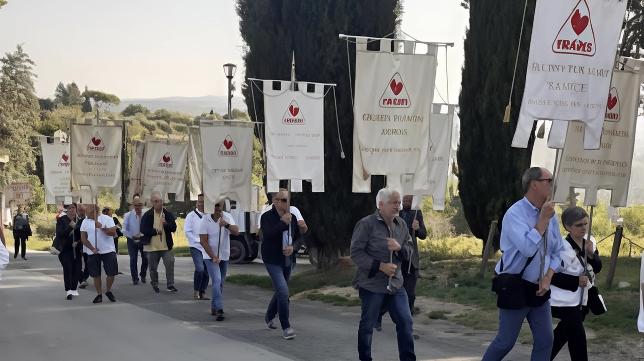 Il direttivo regionale dei Gruppi Donatori di Sangue "Fratres" della Toscana si riunisce annualmente in luoghi diversi. Quest'anno l'abbazia di Camaldoli ospita l'evento, con premiazioni per i donatori più generosi.