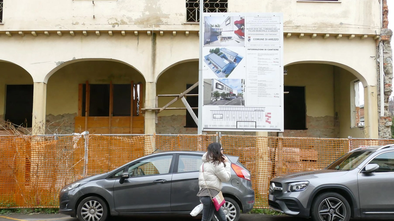 Il cantiere di via Filzi