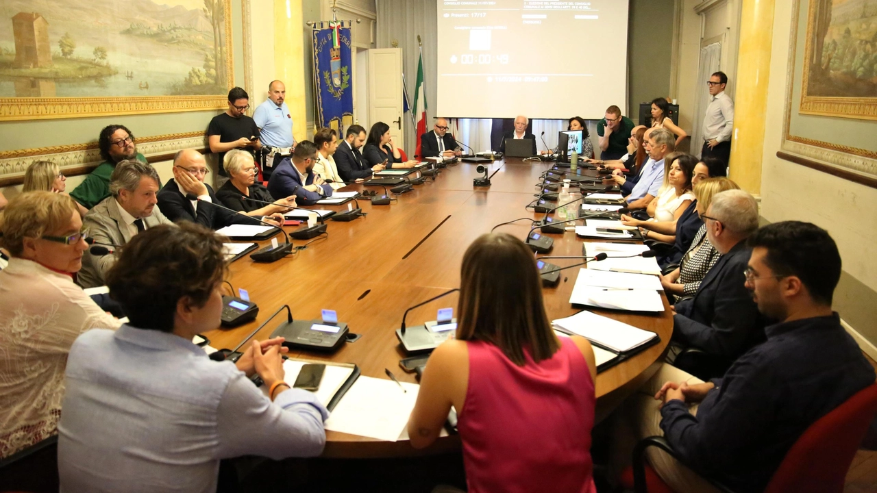 Il consiglio comunale di Pontedera (foto d’archivio)