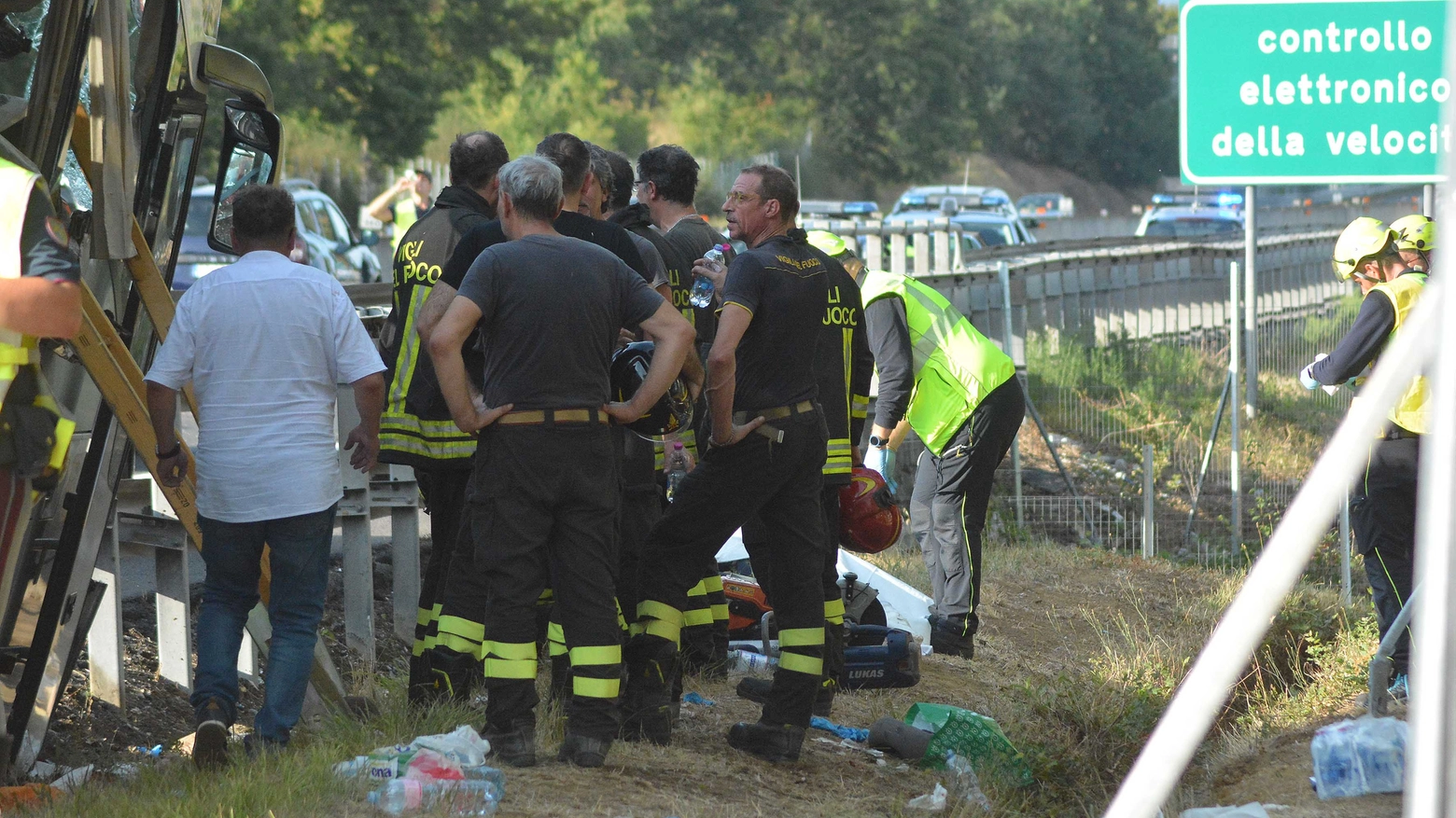 Arezzo Incidente mortale in A1 coinvolto un pullman di turisti
