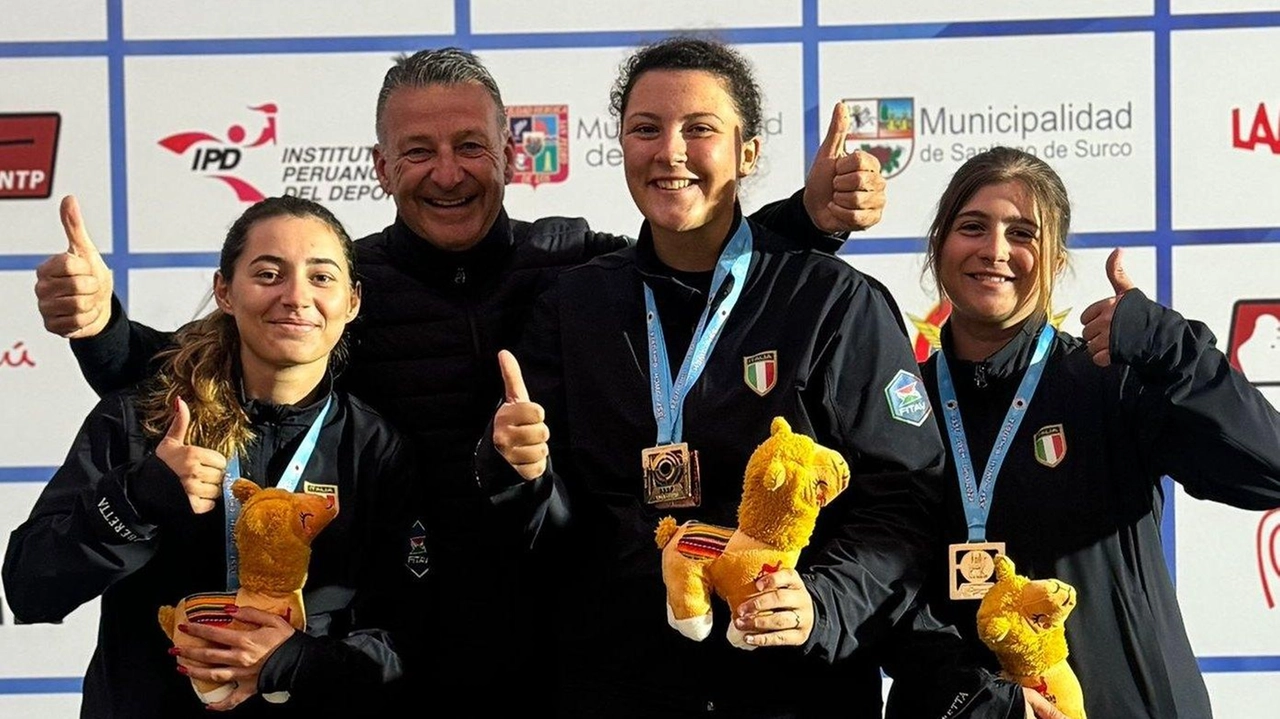 Viola Picciolli con la squadra italiana