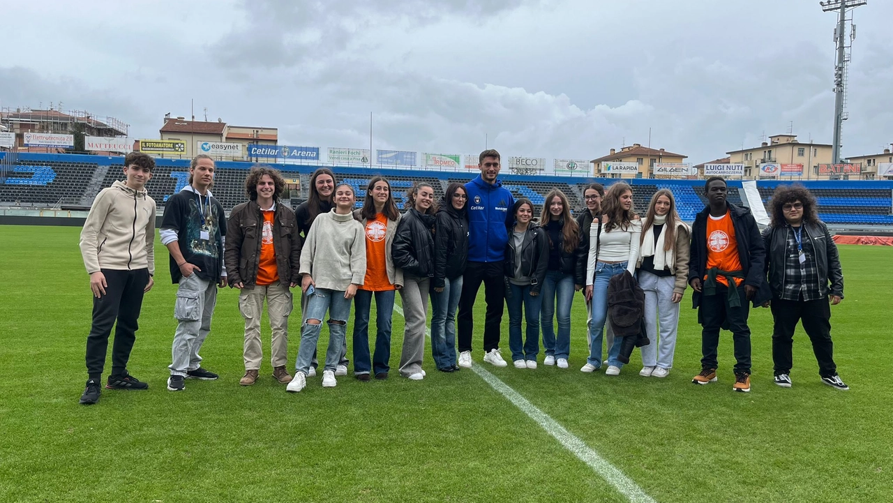 Canestrelli con i ragazzi presenti