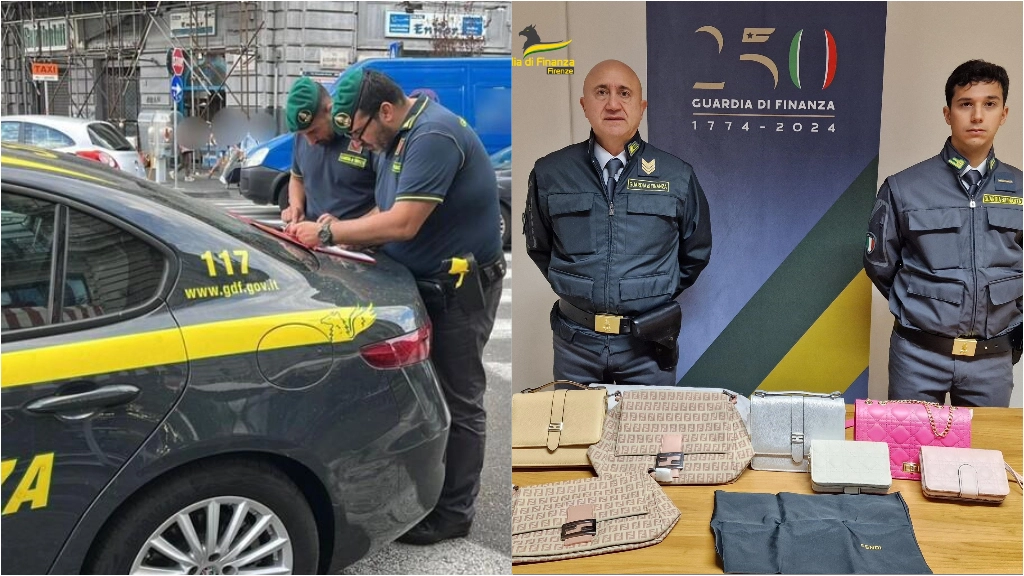 L'operazione della guardia di finanza e il materiale sequestrato