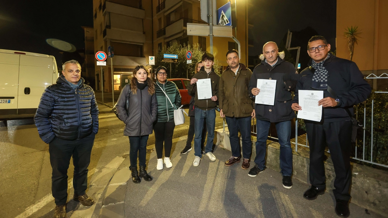 La protesta dei residenti