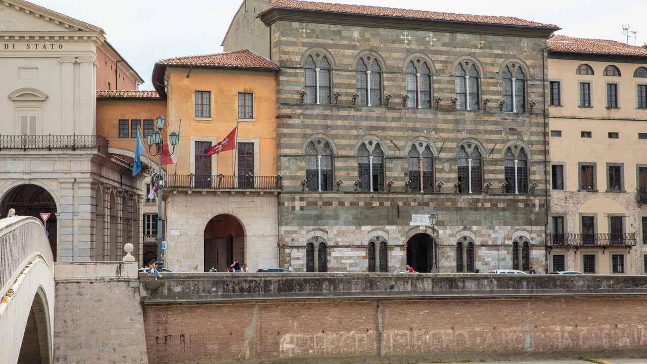 Una veduta da Tramontana di Palazzo Gambacorti