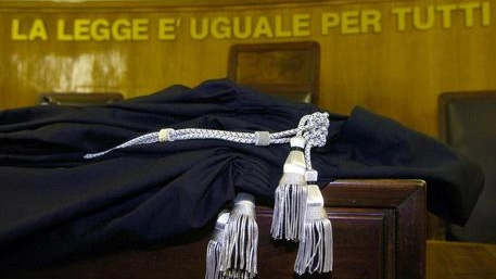 Un'aula di tribunale (Foto Ansa)