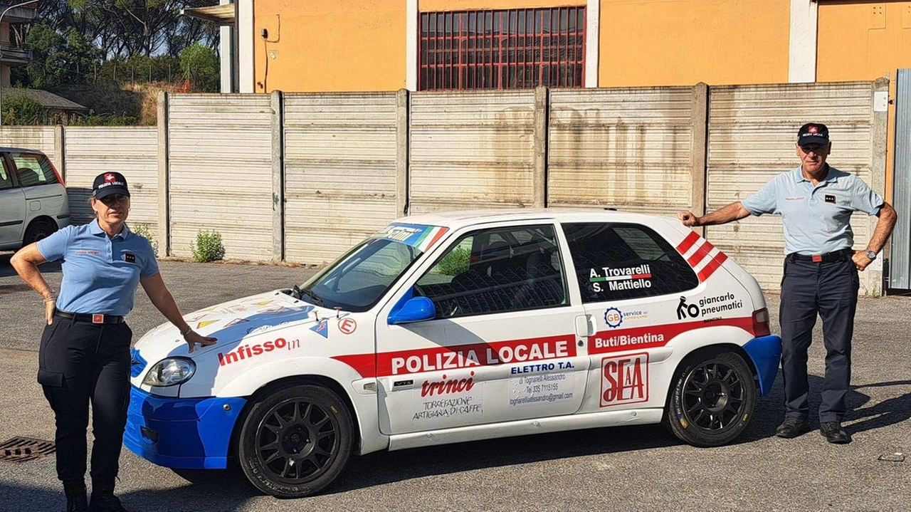 La squadra della polizia locale di Bientina e Buti parteciperà al «Rally di Casciana»