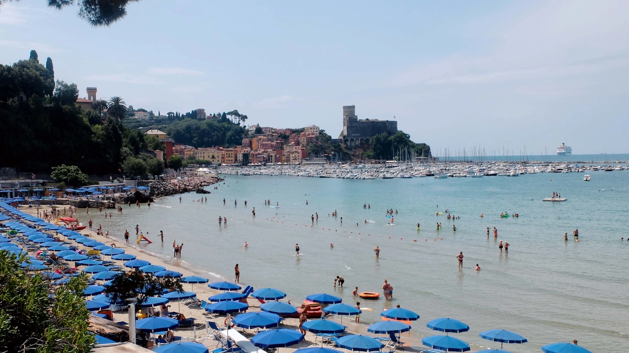 La spiaggia di Lerici