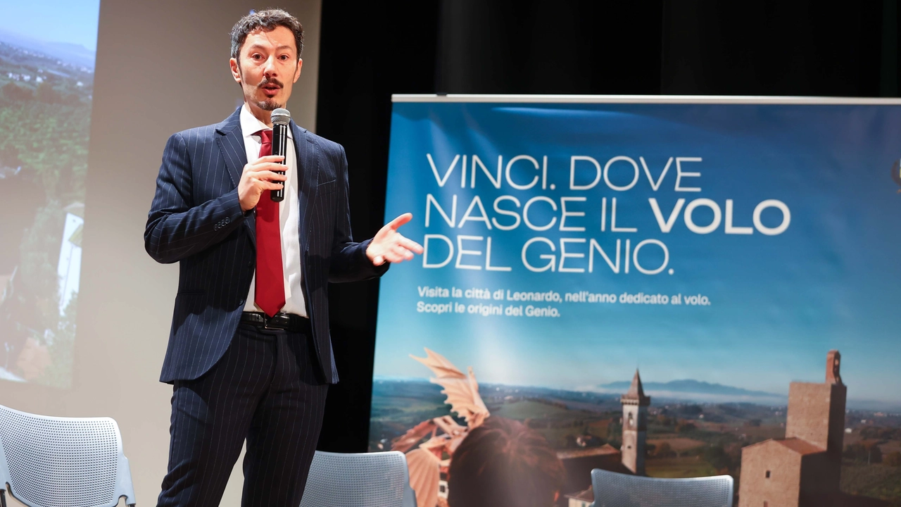 Il sindaco di Vinci, Daniele Vanni, delegato dell’Unione a Turismo e Cultura