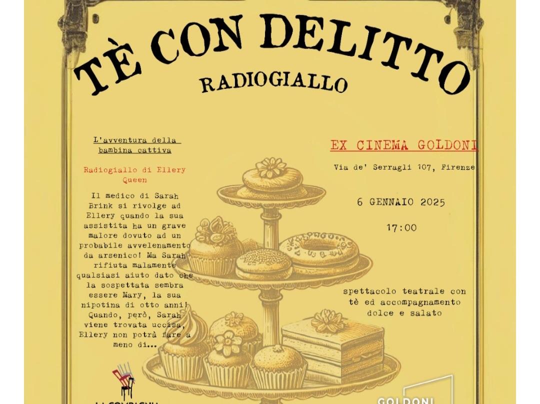 Firenze, Befana e mistero: va in scena ‘Tè con delitto’