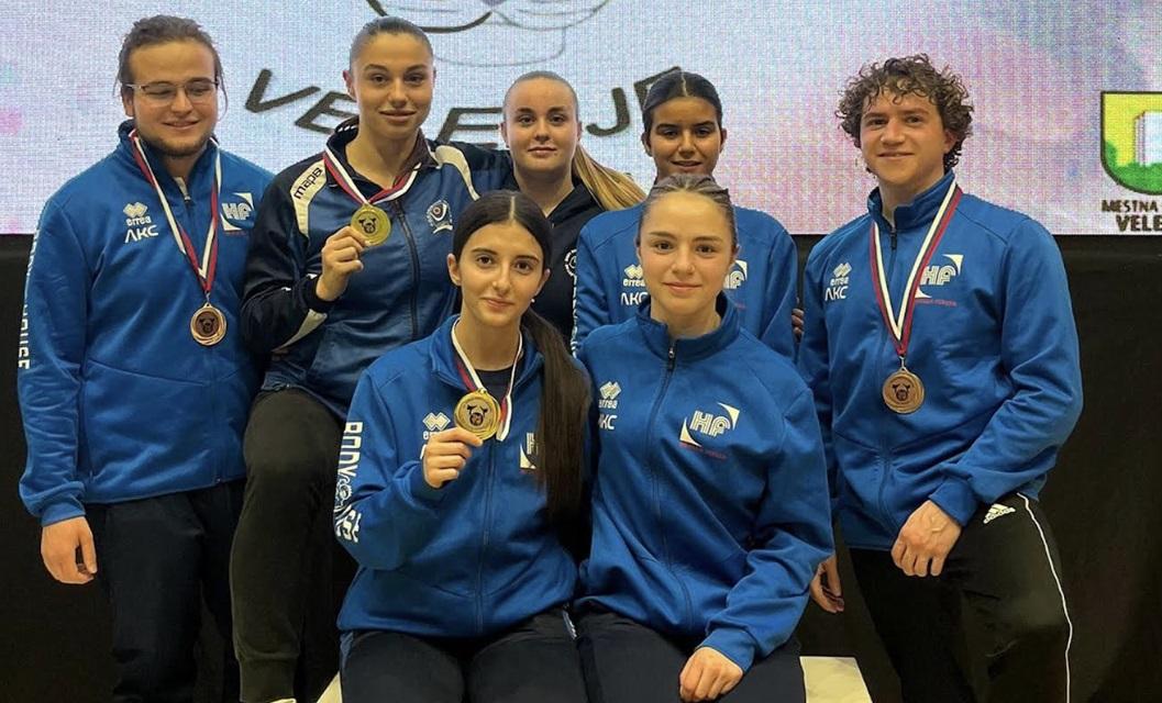 Quattro medaglie internazionali in Slovenia per l’Accademia Karate Casentino