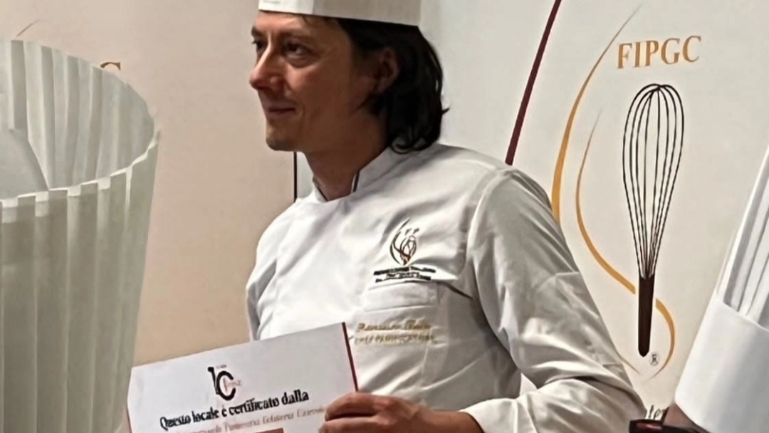 Francesco Belli, maestro pasticcere del Caffè pasticceria Valecchi di Borgo San Lorenzo