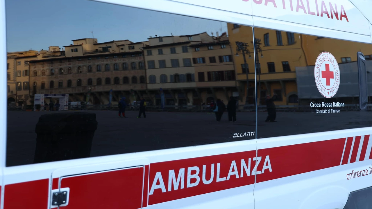 Un'ambulanza della Croce Rossa di Firenze