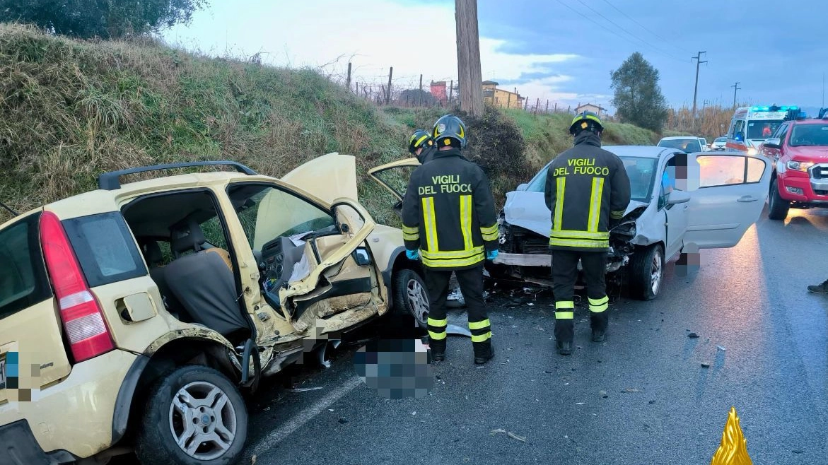 La scena dell'incidente