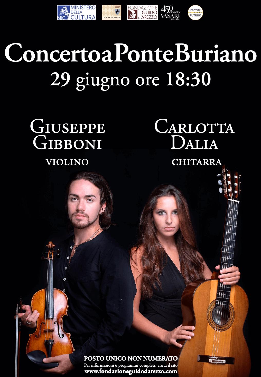 Il ponte di Buriano palcoscenico per una notte: il concerto speciale di Giuseppe Gibboni e Carlotta Dalia