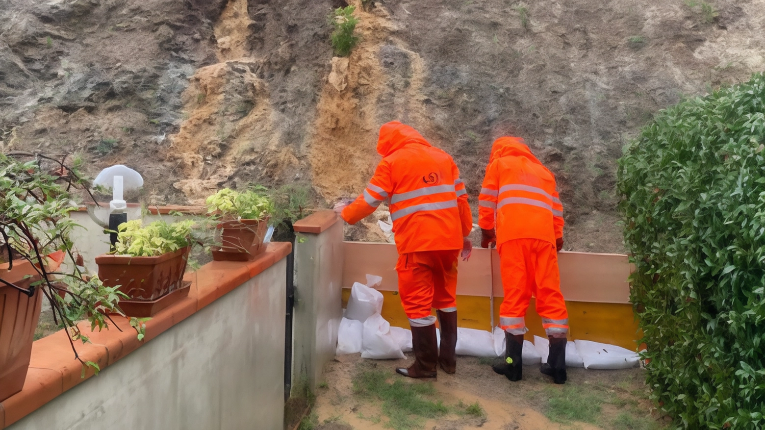 L’incubo dell’alluvione. Lo Stregale esonda. Vie trasformate in fiumi e tombini otturati