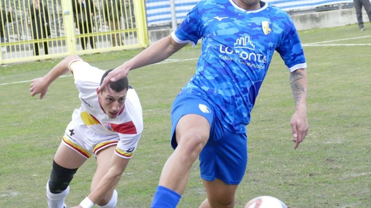 Pereira Lopes durante la partita di ieri al Lungobisenzio (foto Attalmi)