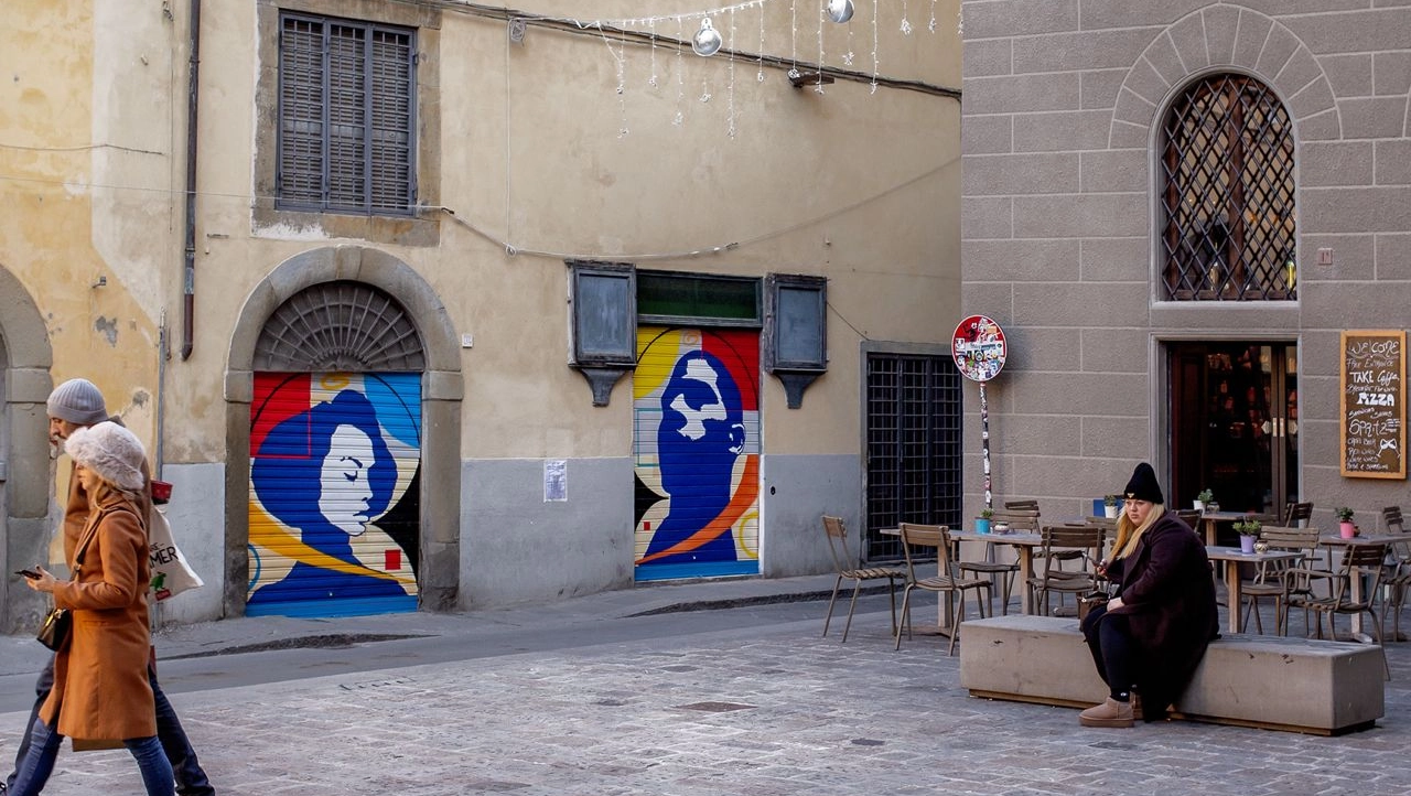 A Firenze due opere di street art in via Palazzuolo