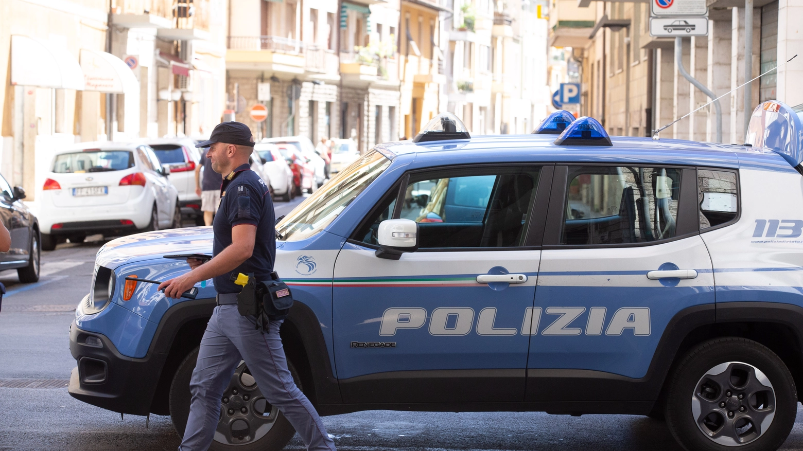 Polizia in zona Stazione (foto di repertorio)