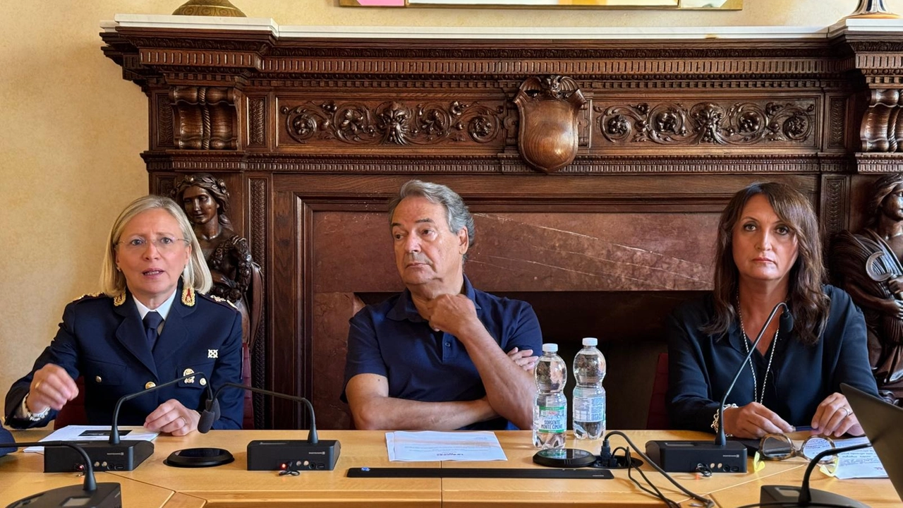 Un momento della conferenza stampa