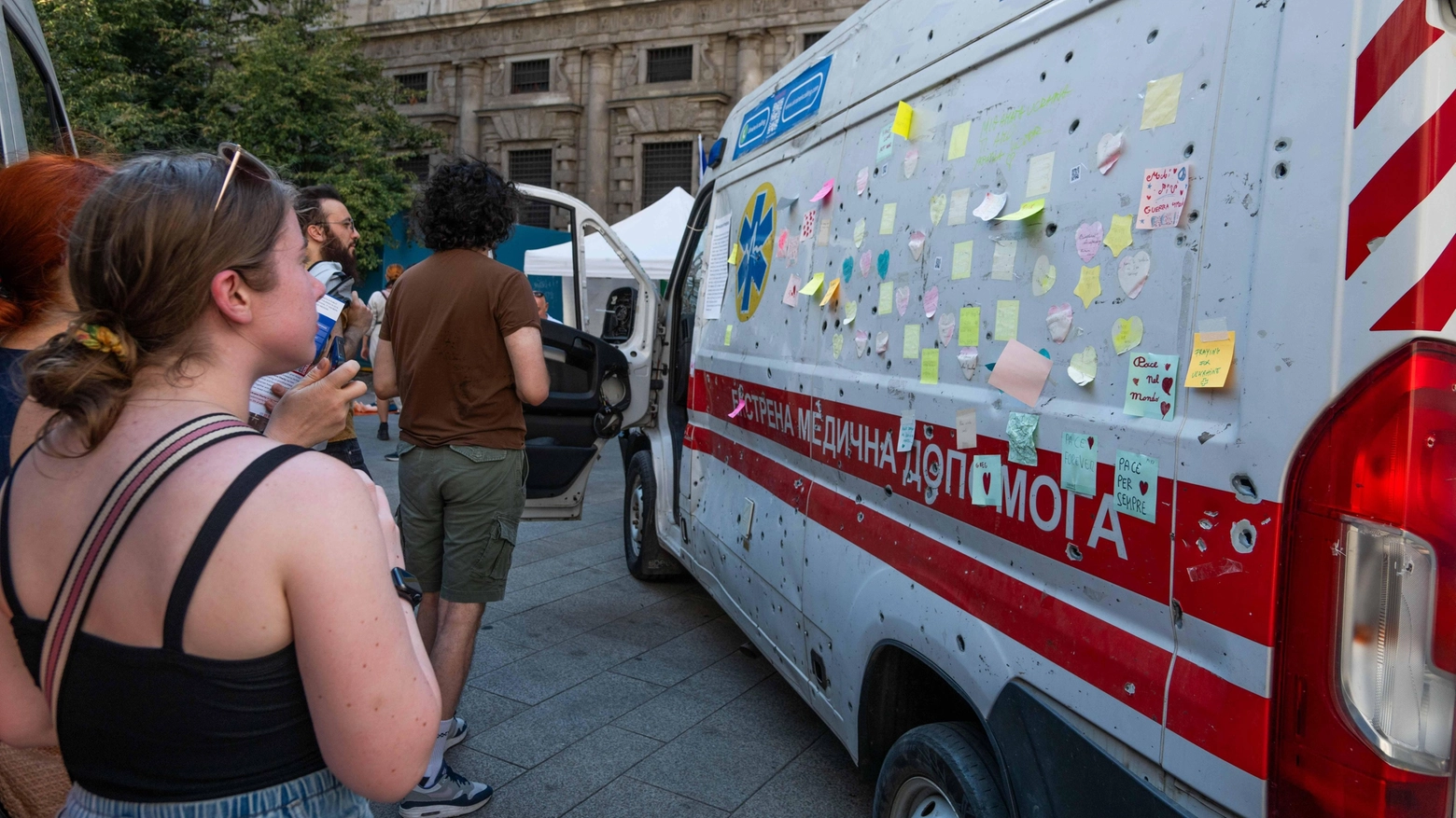 Sarà esposta l’Ambulanza mitragliata