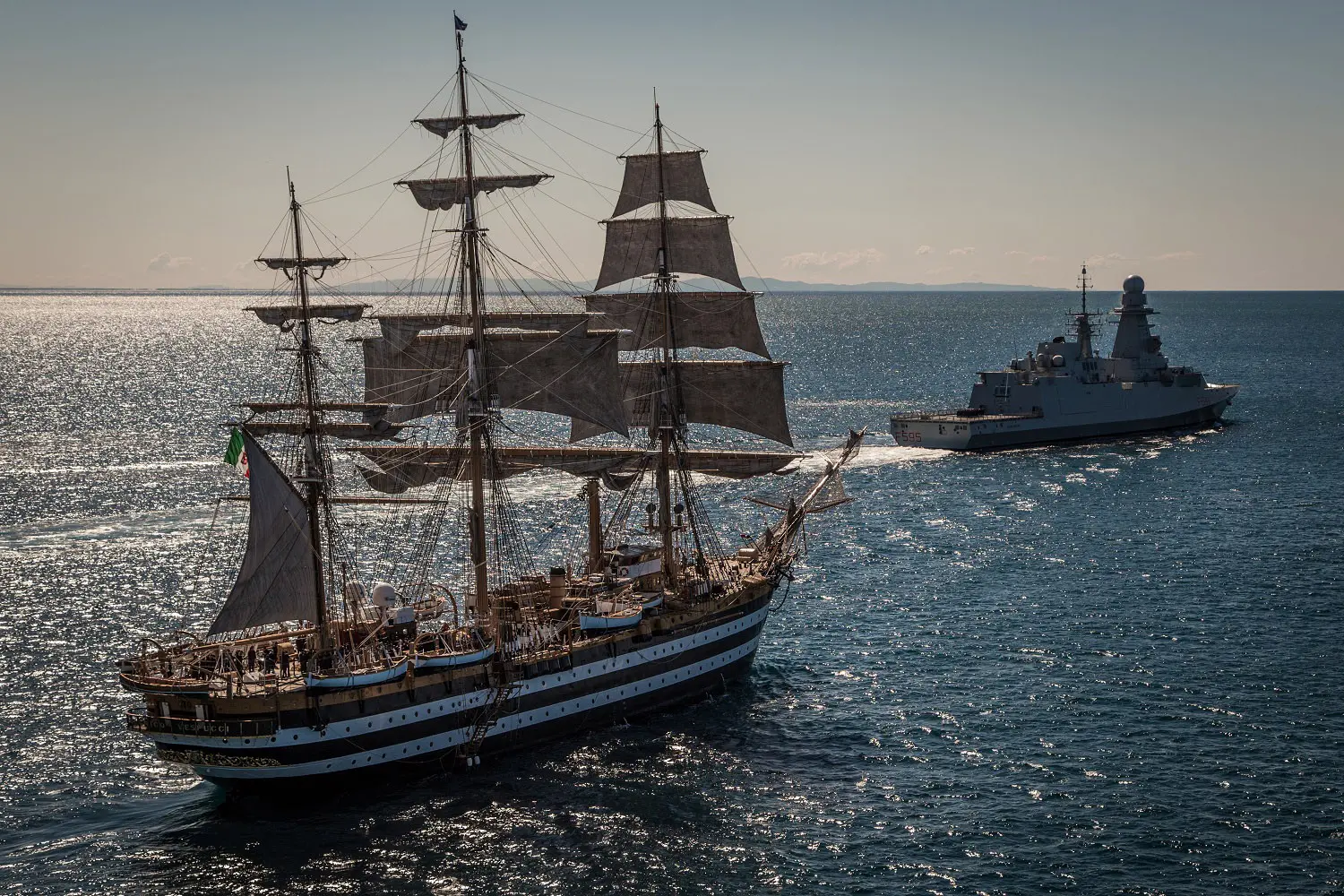 Amerigo Vespucci, l’orgoglio della Marina in tour mondiale