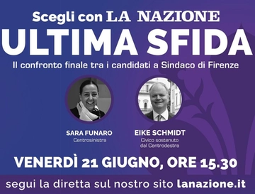 Funaro-Schmidt, il faccia a faccia. A “La Nazione” il duello in diretta web