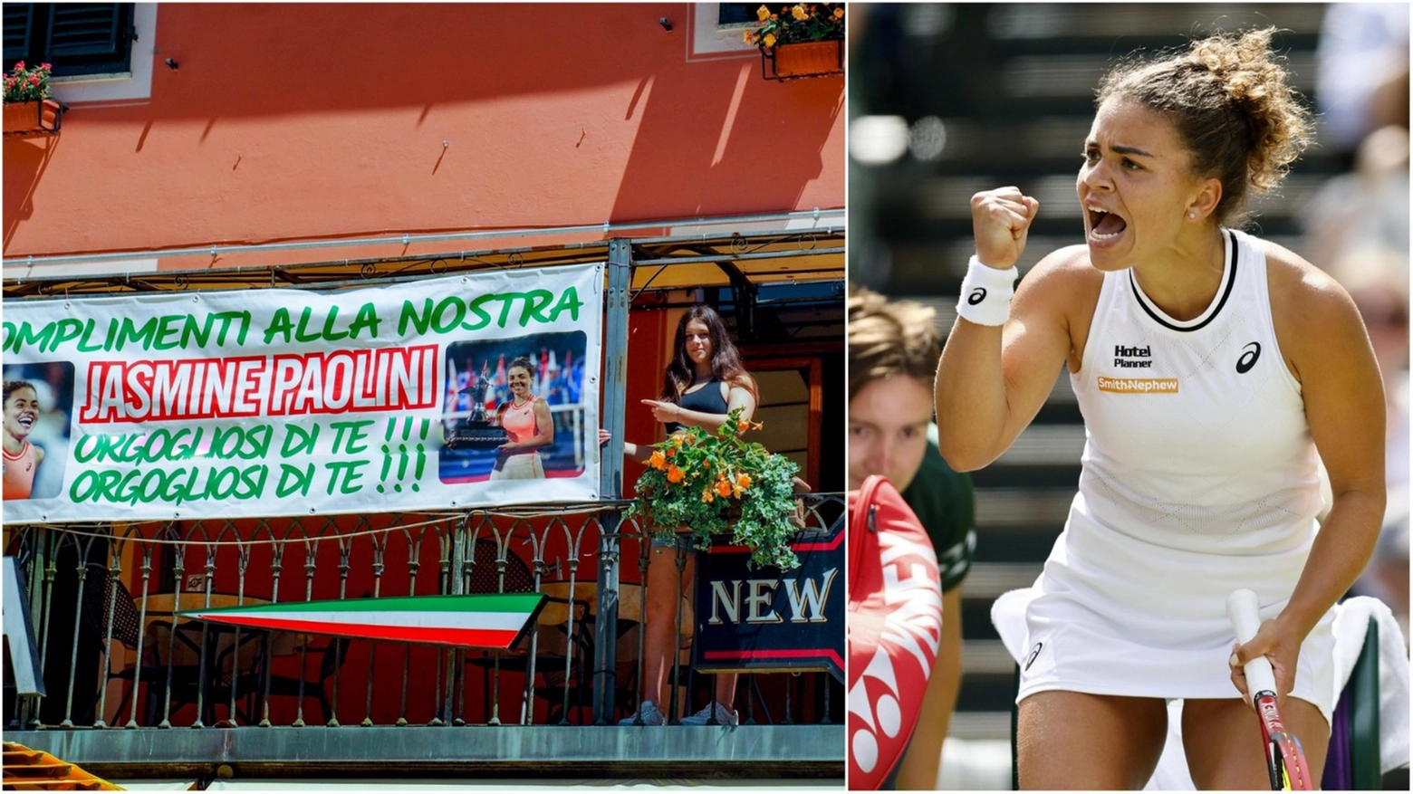 Impresa della tennista di Bagni di Lucca: batte Donna Vekic e sabato sul centrale giocherà la seconda finale slam dopo il Roland Garros. In finale la attende Barbora Krejcikova