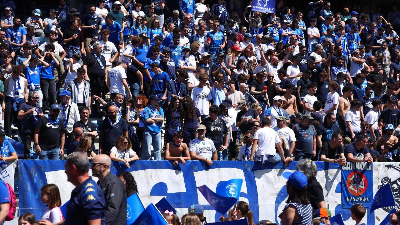 Empoli e Juve, lontane ma vicine. Che entusiasmo per la super sfida. Stadio pieno con il rebus viabilità