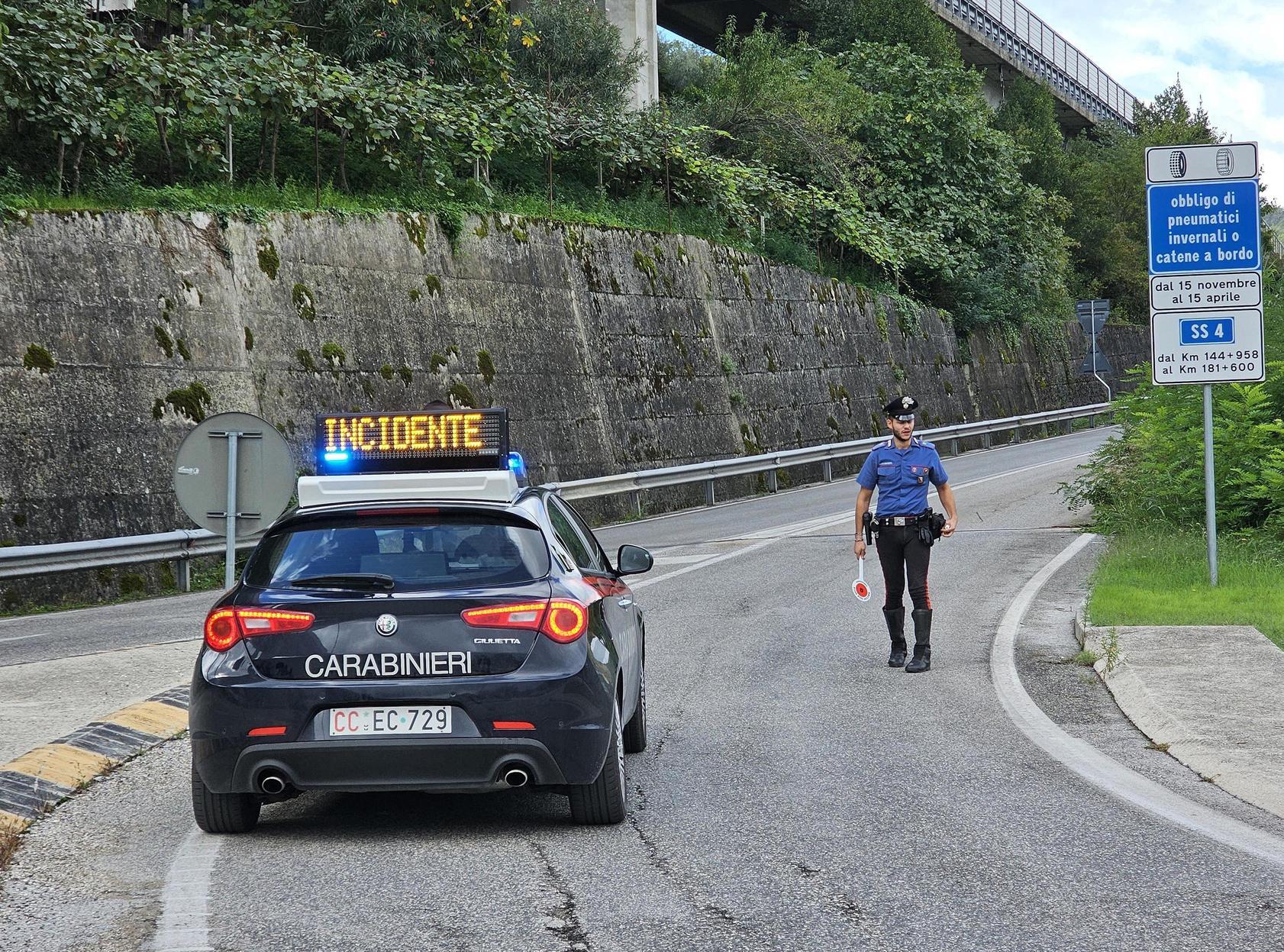 Incidente in galleria, traffico bloccato sulla Perugia-Bettolle