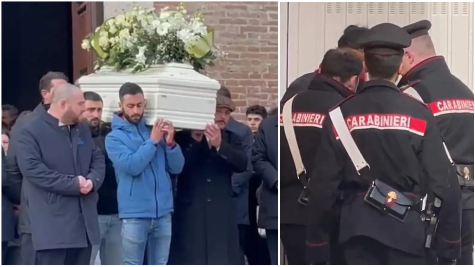 Tensioni ai funerali di Maati: “Aveva un coltello”. Rissa sfiorata, arrivano i carabinieri