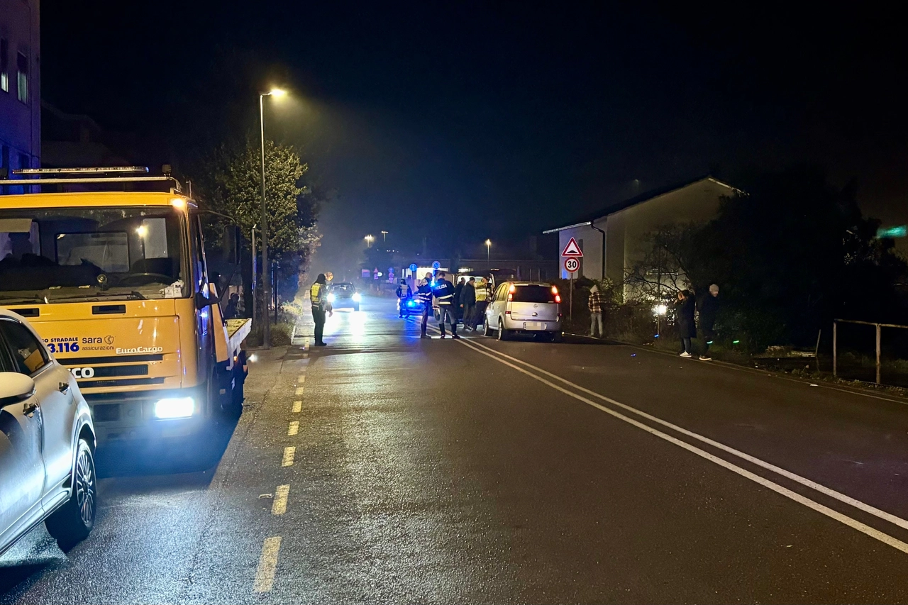 Il luogo dell'incidente (Foto Germogli/Bongianni)