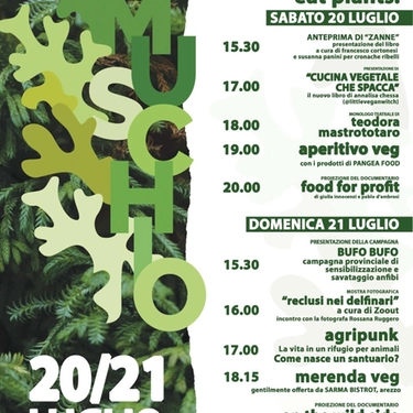 Ad Arezzo il "Muschio Fest" sul mondo degli animali e della cucina vegetale