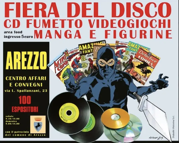 Tutto pronto per la “Fiera del disco, fumetto, carte, videogiochi e collezionismo”