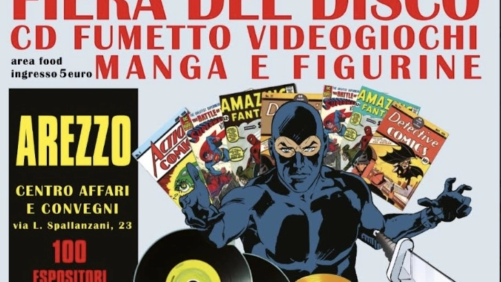 Tutto pronto per la “Fiera del disco, fumetto, carte, videogiochi e collezionismo”