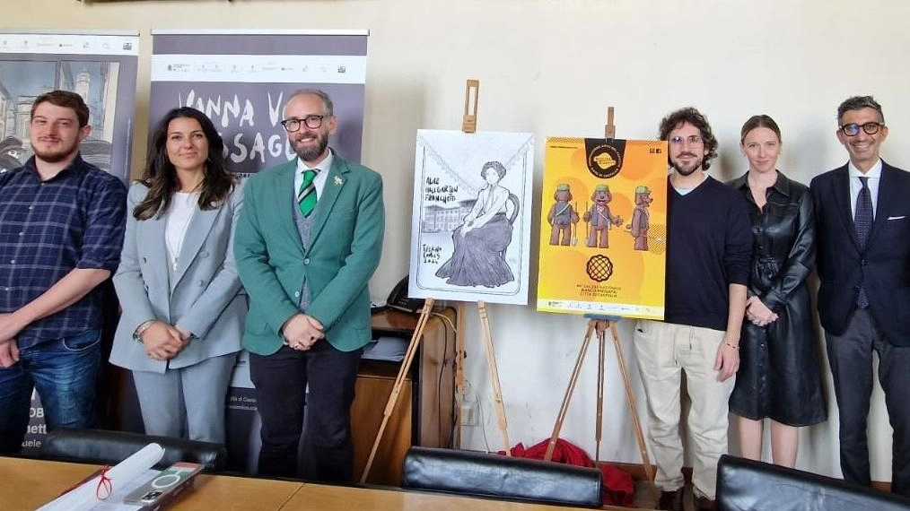 La presentazione del programma delle due settimane di chiusura della ’Mostra del Fumetto’ di Città di Castello