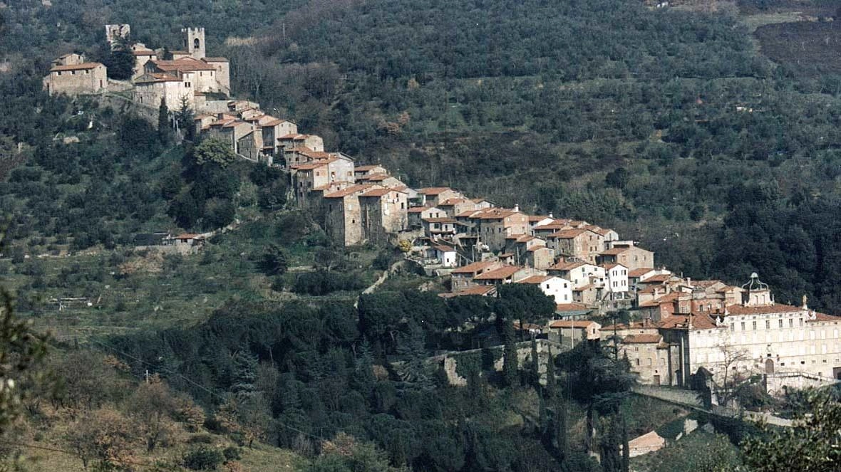 Una veduta del paese di Collodi