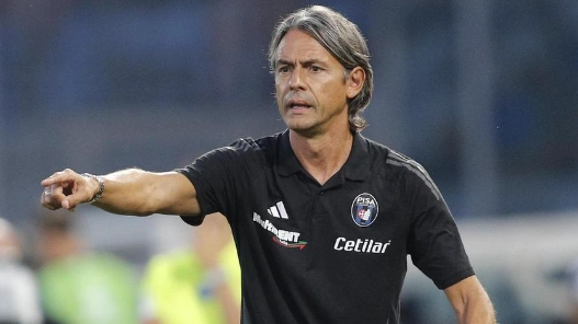 Il tecnico del Pisa Filippo Inzaghi. La squadra nerazzurra affronta il Cesena