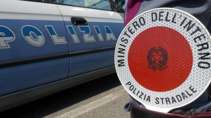 Intervenuta la polizia stradale (Foto archivio Ansa)