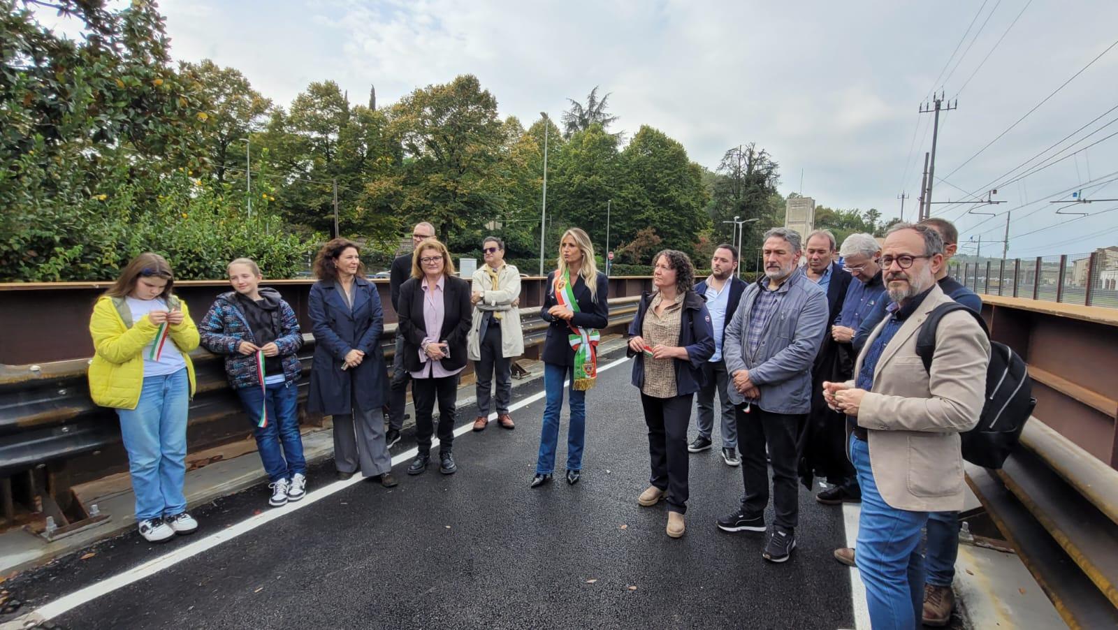 Montevarchi. Inaugurato il ponte “La Familiare”