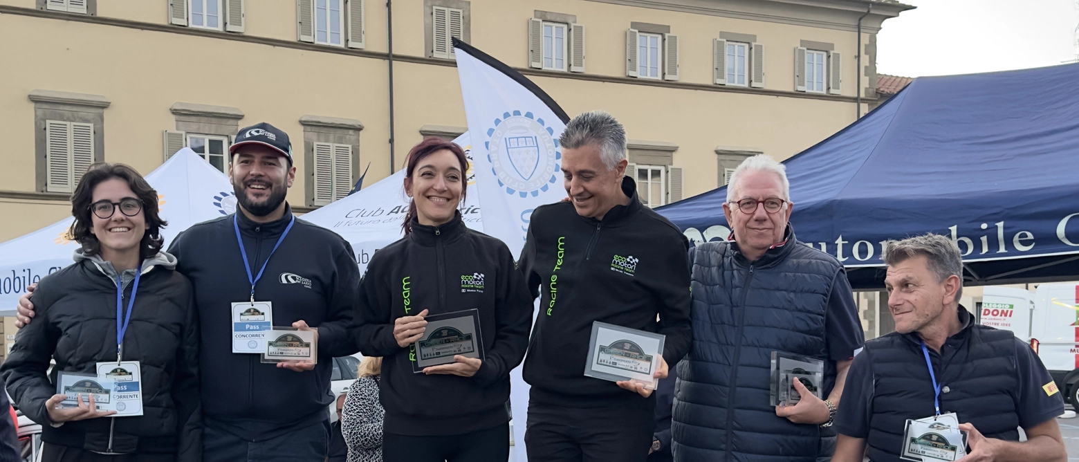 Nella gara di regolarità organizzata da Aci Prato ottiene il maggiore punteggio l'equipaggio a bordo della Renault ClioE-Tech della scuderia Eco Motori Racing. Secondo posto per Matteo Rigamonti e Chiara Dell'Oca