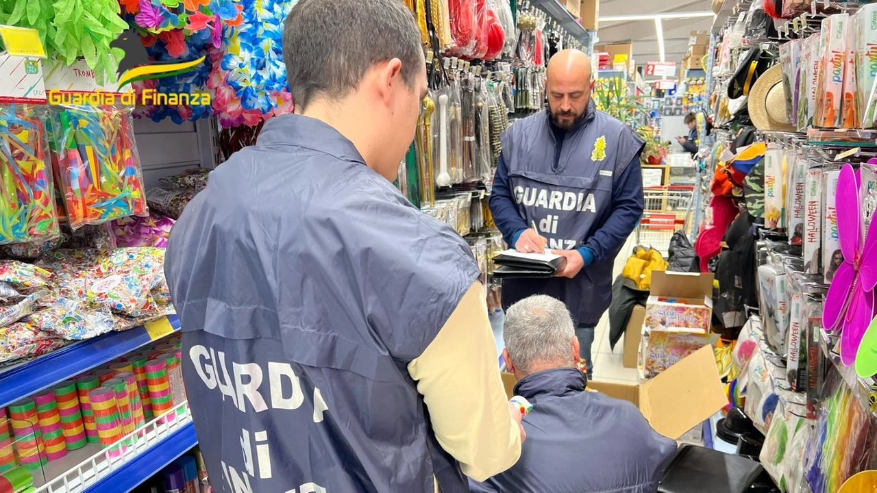 La Guardia di finanza ha effettuato i sequestri i punti vendita dell’Altotevere