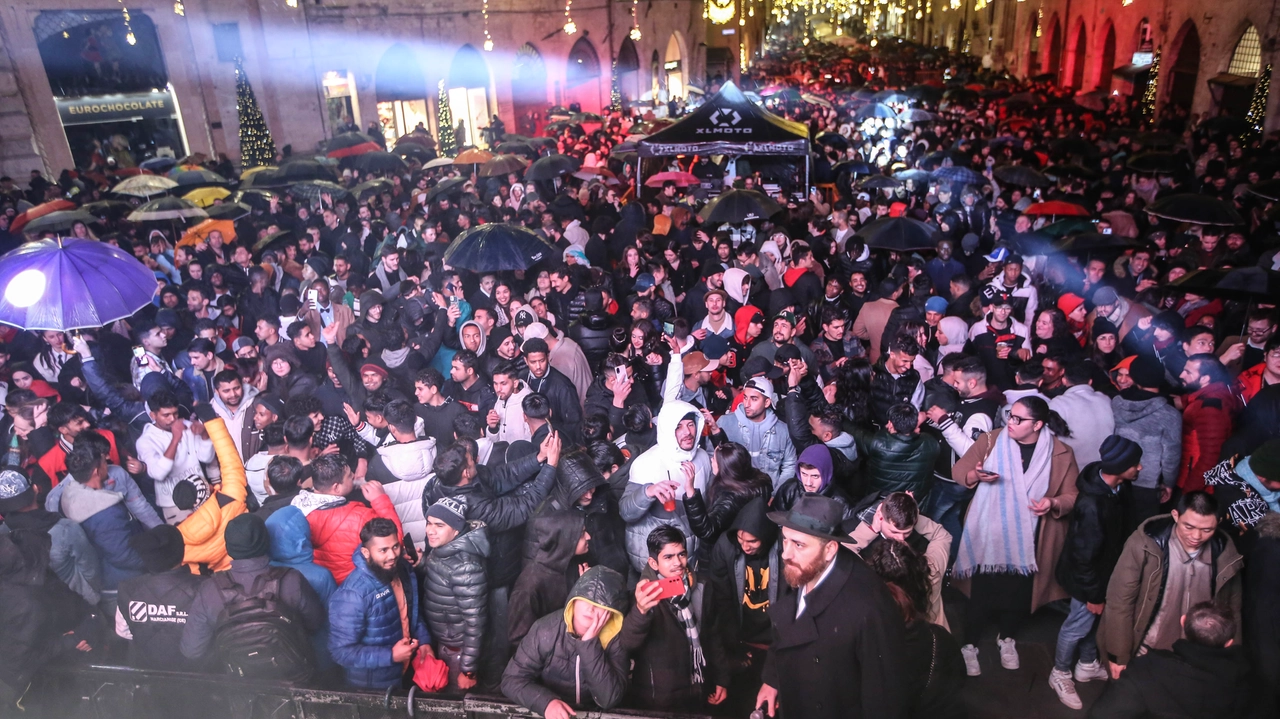 Capodanno in piazza IV Novembre a Perugia