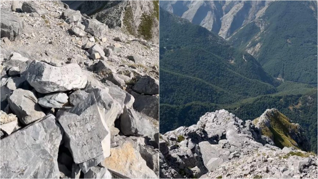 Pizzo delle Saette (frame video storie Instagram di Lucio Montanarini)