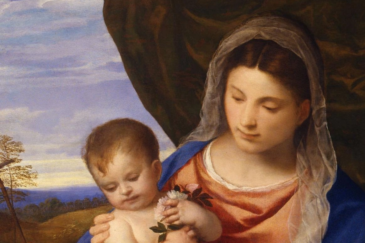 La Madonna delle Rose di Tiziano, uno dei capolavori che sono stati oscurati sulla pagina Instagram degli Uffizi